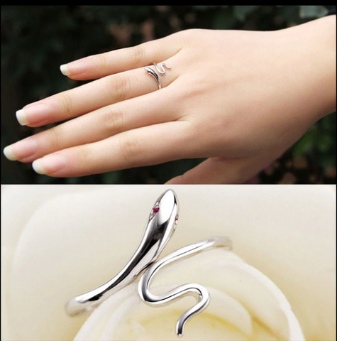 Arrival Hot Selling Fashionable Soft Snake Shaped Woman Ring