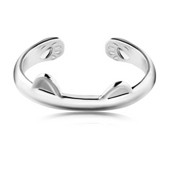 Cute Cat Open-end Ring